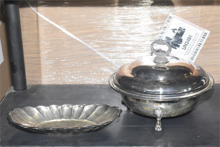 Silver-plated Tray & Serving Dish