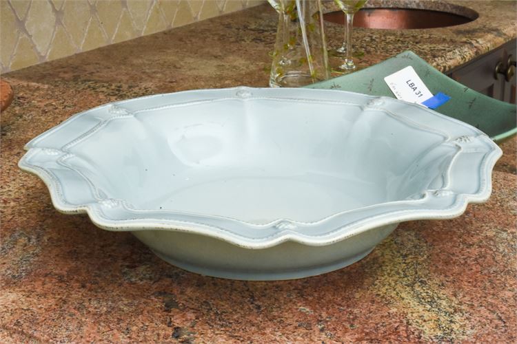 Juliska Ceramic Celadon Glazed Bowl