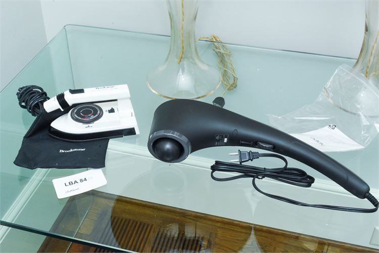Travel Iron and Massager