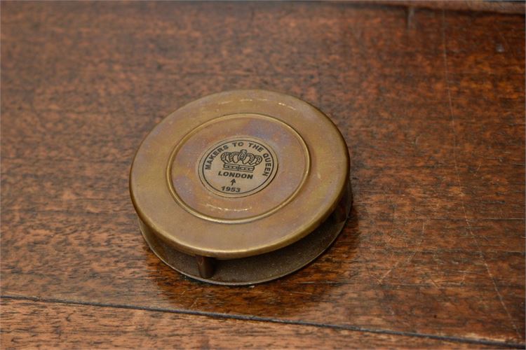 NauticalMart Solid Brass Maker to The Queen London 1953" Pocket Compass