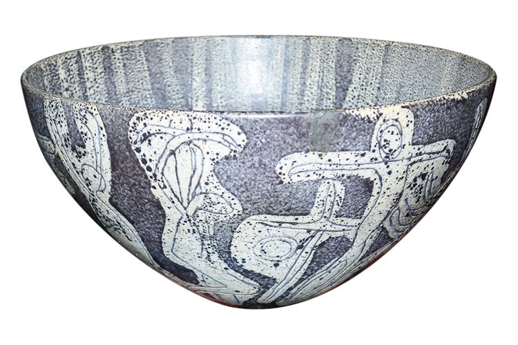 Mid Century Stoneware Bowl