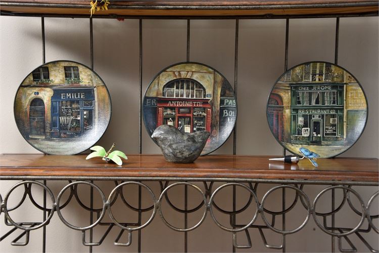 Trio Of decorative Plates