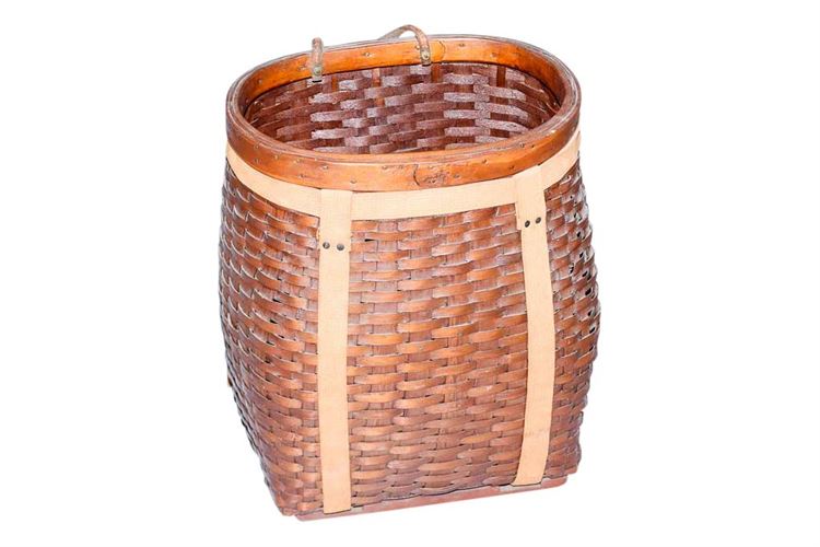 Vintage Split Oak Basket