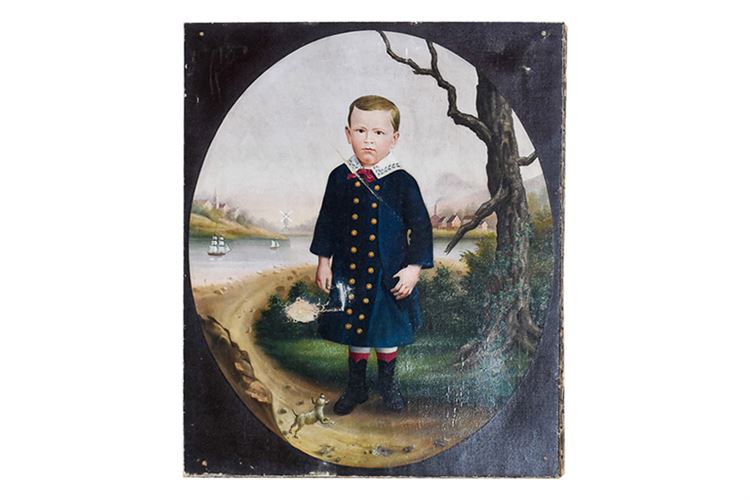 Victorian Style Portrait of a Boy