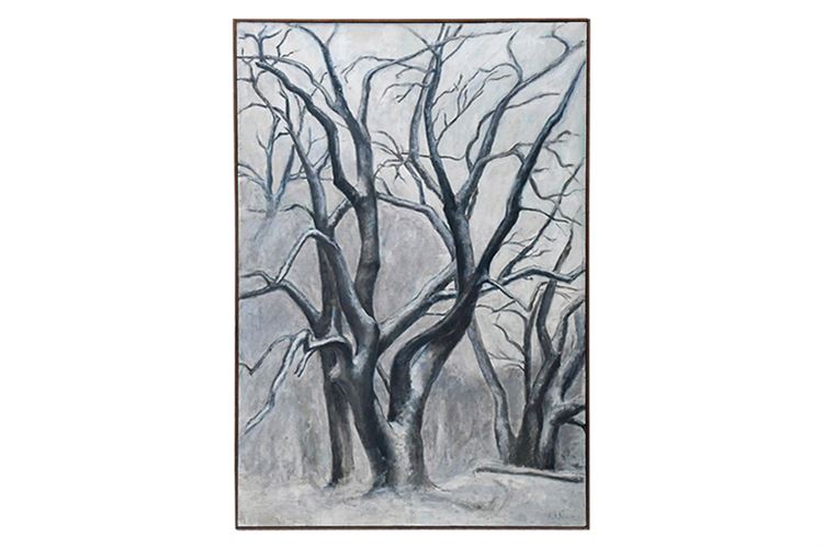 P. Hutchinson, "Snow Trees"