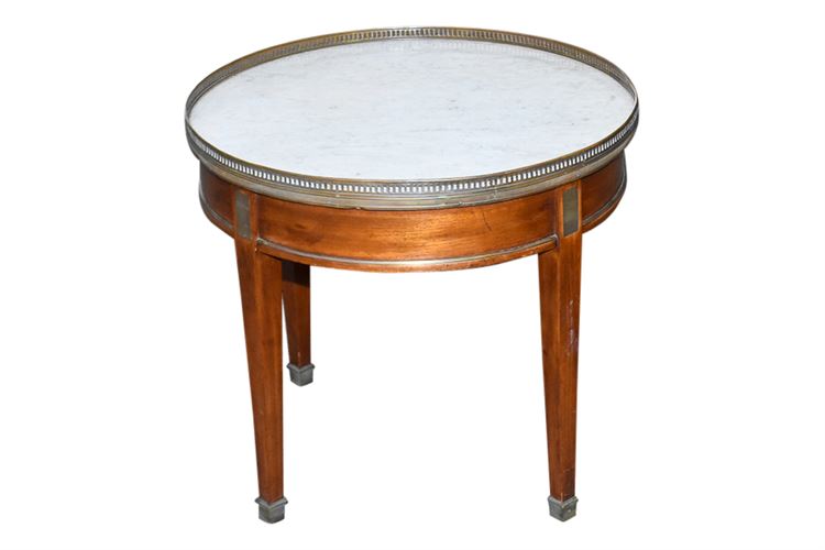 French Bouillotte Style Side Table