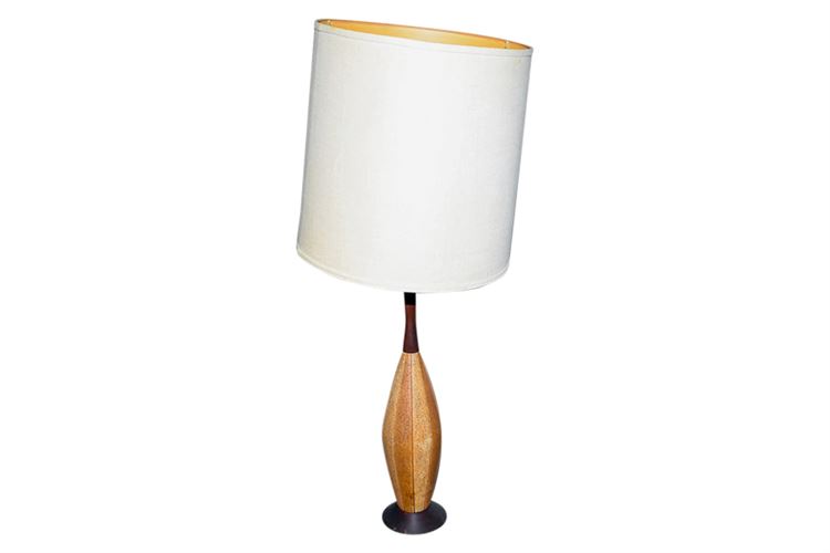 Midcentury Wooden Lamp