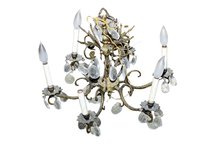 French Style Brass Chandelier