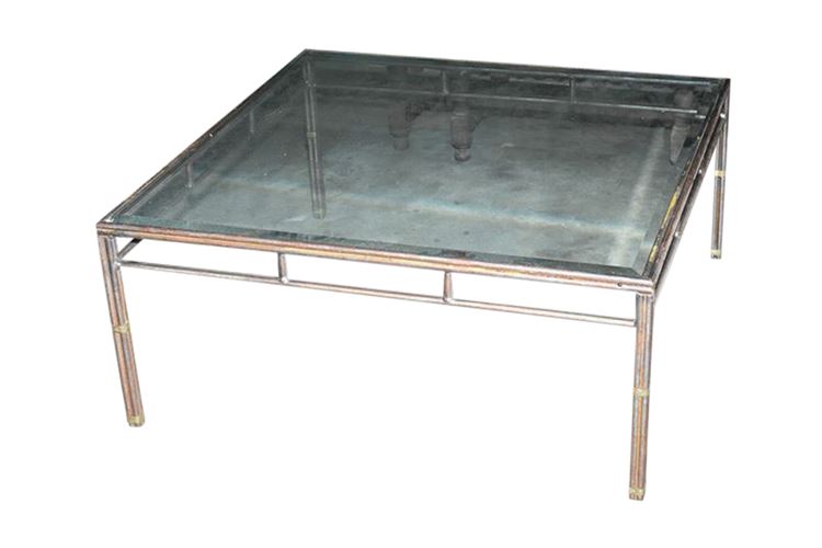 MidCentury Style Steel Low Table