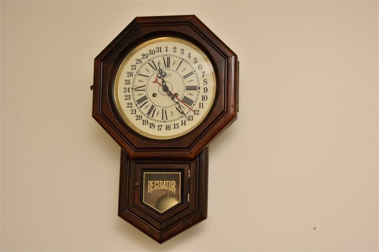 Regulator Style Clock by New England Clock Company, 1974