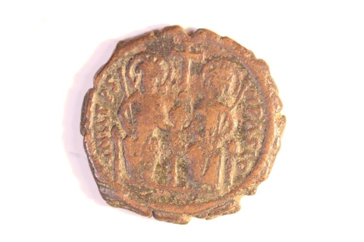 Byzantine Follis, Emperor Justin II 565-578 AD