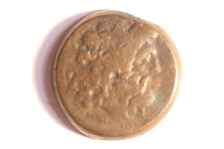 Ptolemic Egyptian coin w/ Zeus 180-145BC