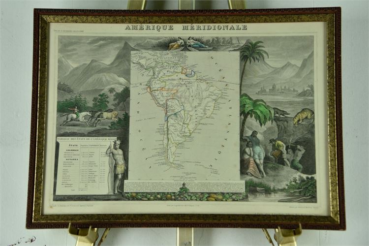 1838 Map of South America
