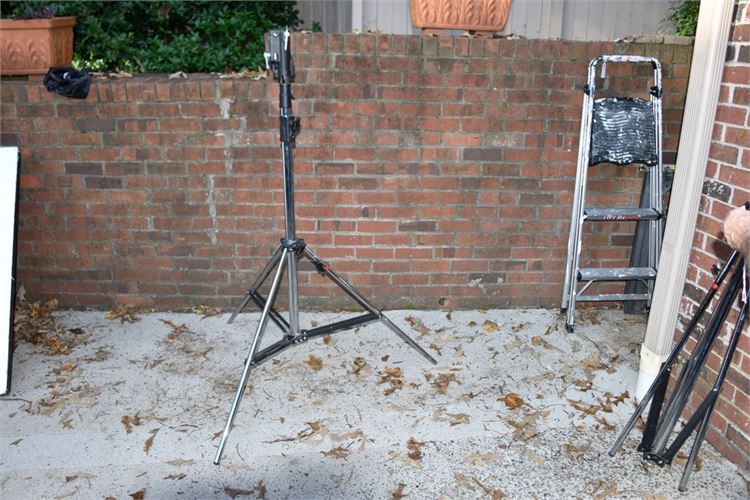 10 ft dual pin light stand.