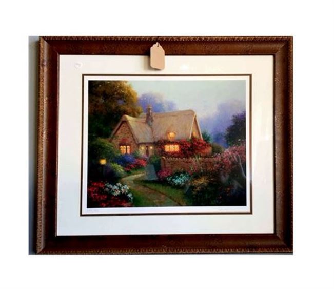 Sergon, Bouganvillea Cottage Hand-Signed Limited Edition 279/975