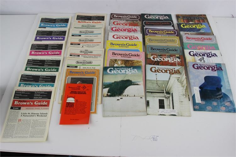 Group Lot of Brown's Guides