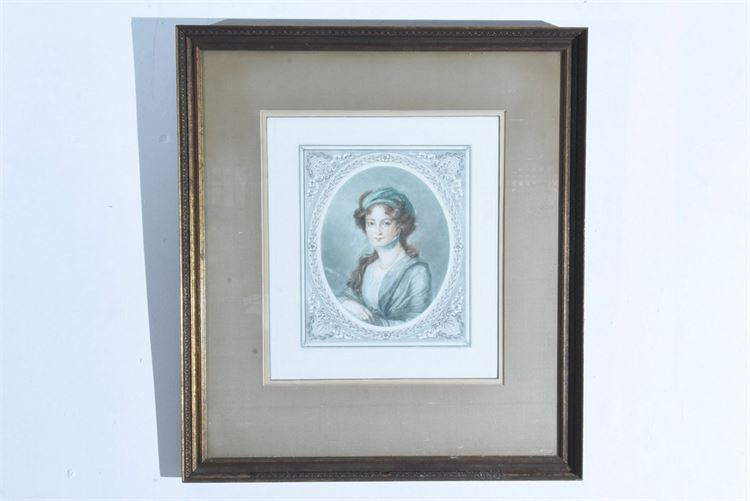 19th c Portrait of a Lady,Engraving