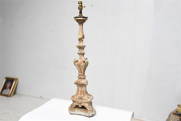Baroque Style Candlestick Lamp