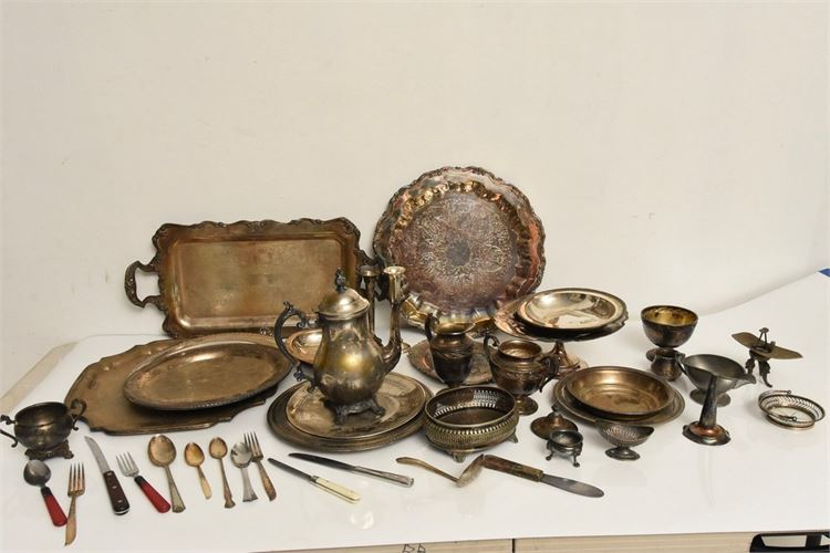 Group Lot of Silver Plate