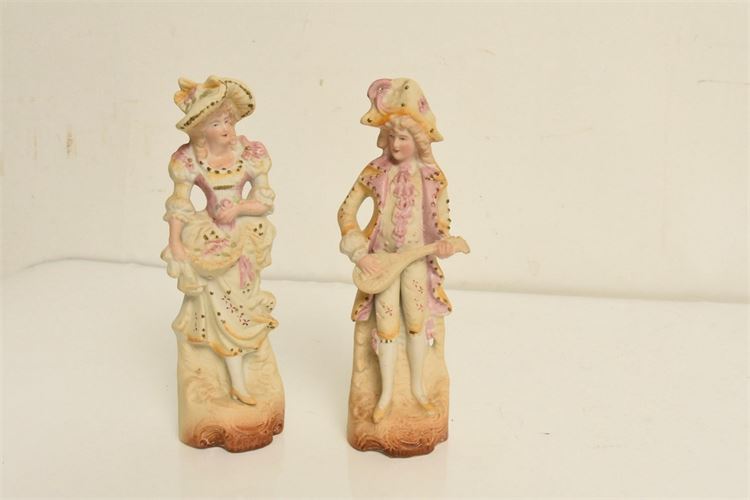 Pair FERN Japan Porcelain Figures