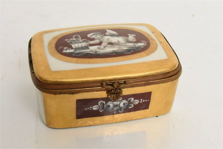 LIMOGES France Porcelain Box