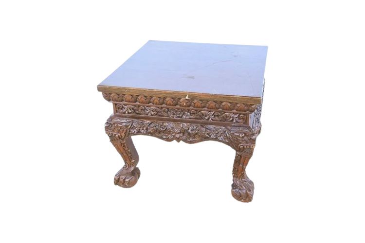 Antique Chinese Carved Low Table