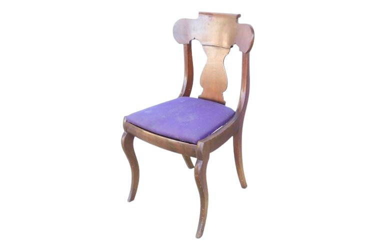 American Empire Style Side Chair