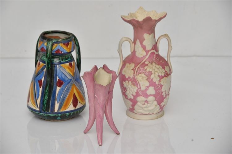 Three (3) Ceramic Vases