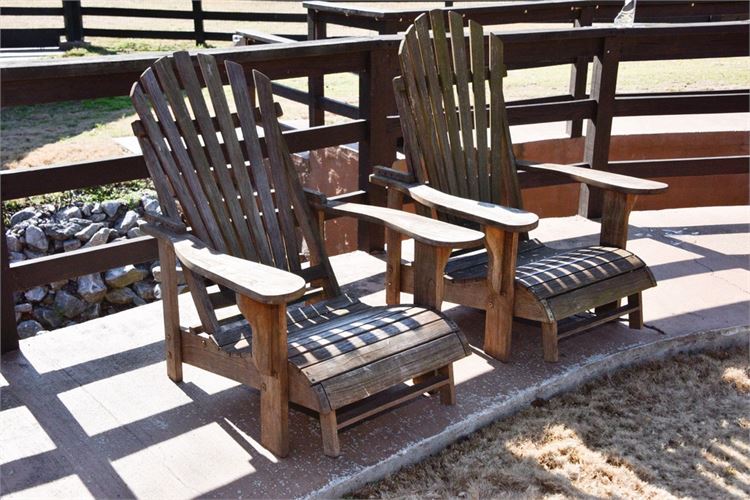 Two (2) Adirondack Porch Chairs