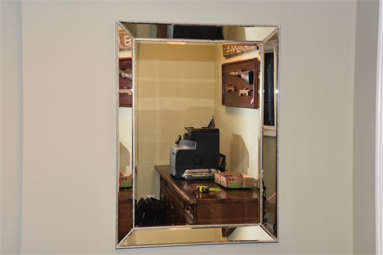 Wall Mirror with Mirror Banded Boarder