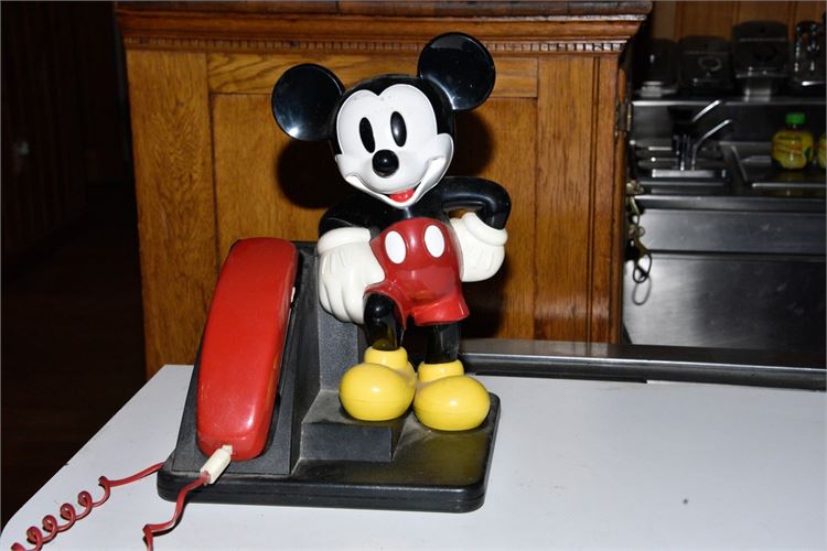 Vintage Mickey Mouse Figural Telephone