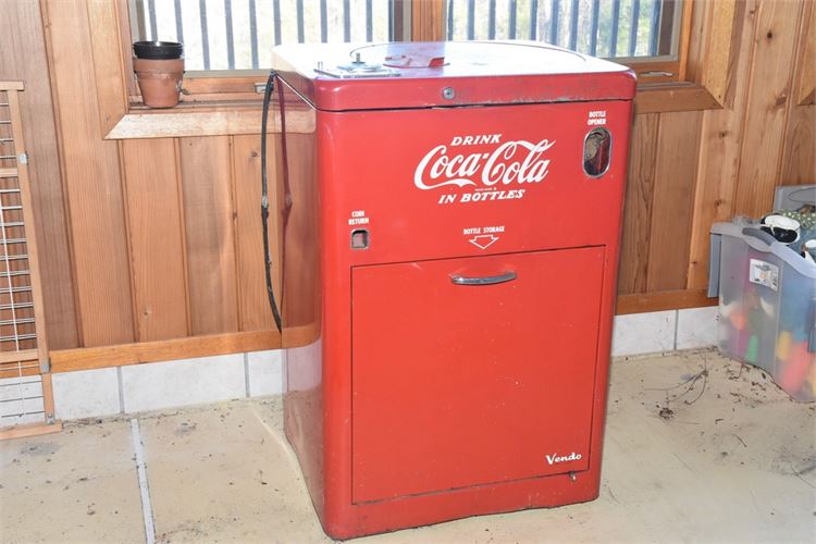 Vintage Coca Cola 10 cent Vending Cooler