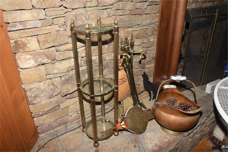 Brass and Metal Fireplace Items