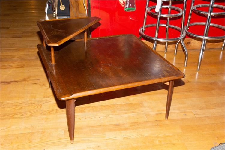 Mid Century Modern Two Tiered Occasional Table