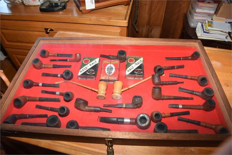 Display Case and Collection Pipes