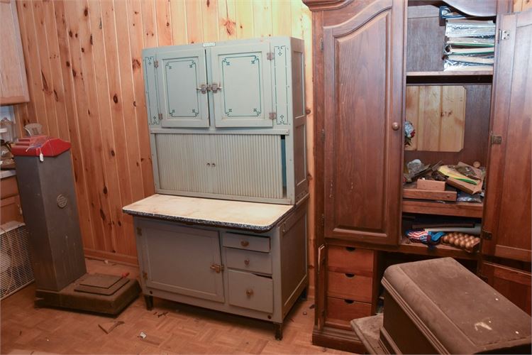 Antique Hoosier Baker's Cabinet
