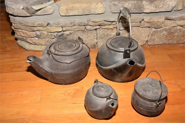 Cast Iron Kettles and Pots