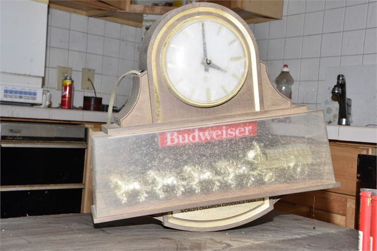 BUDWISER Advertising Clock