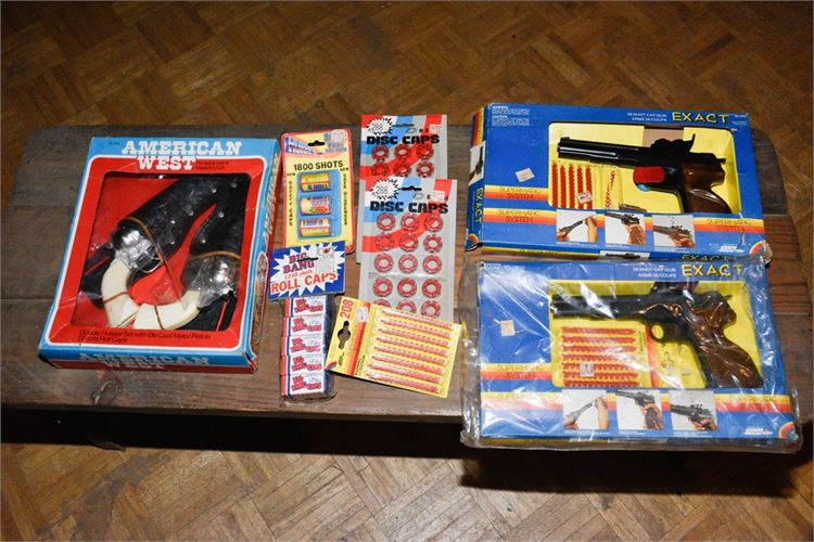 Group Lot Of Toy Guns and Accessories