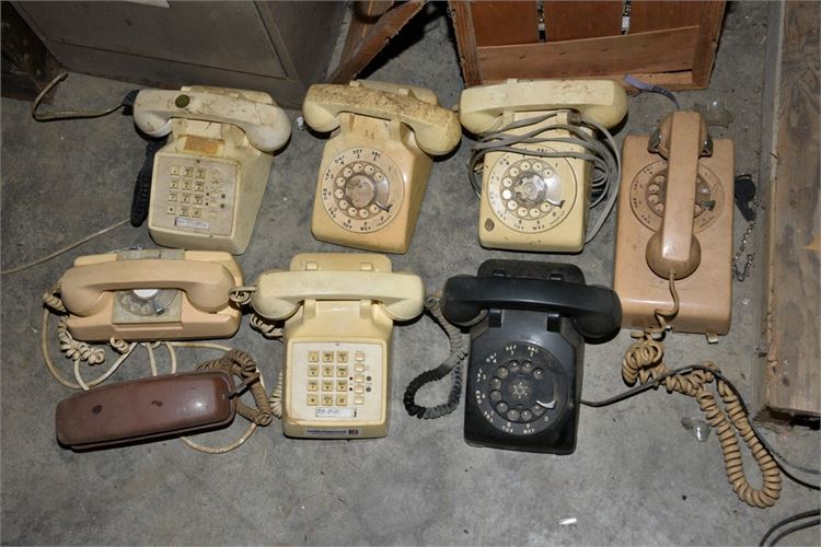 Group Lot Of Telephones
