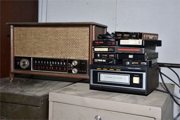 Vintage Radio and Stereo 8 Player