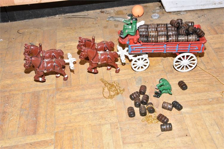 COCA-COLA Horse and Carriage Toy