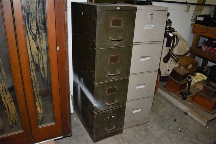 Two (2) Metal File Cabinets