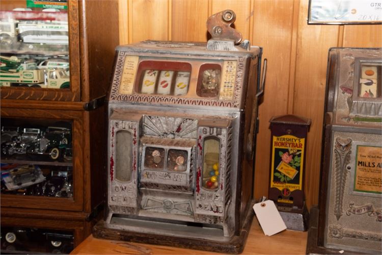 1 Cent Watling Gooseneck Twin Jackpot Slot Machine