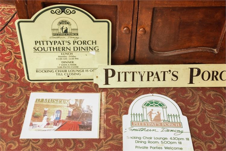 Group Lot Of PITTY PAT'S PORCH Signs