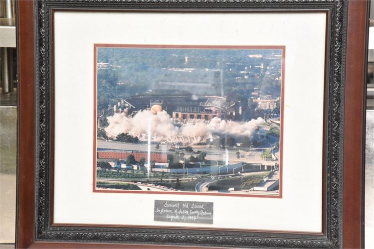 Photograph Of Fulton County Stadium Demolition