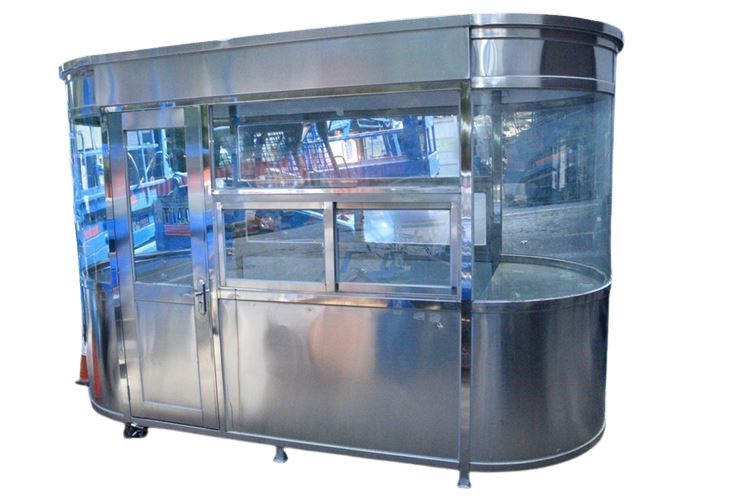 Stainless Steel Security Booth