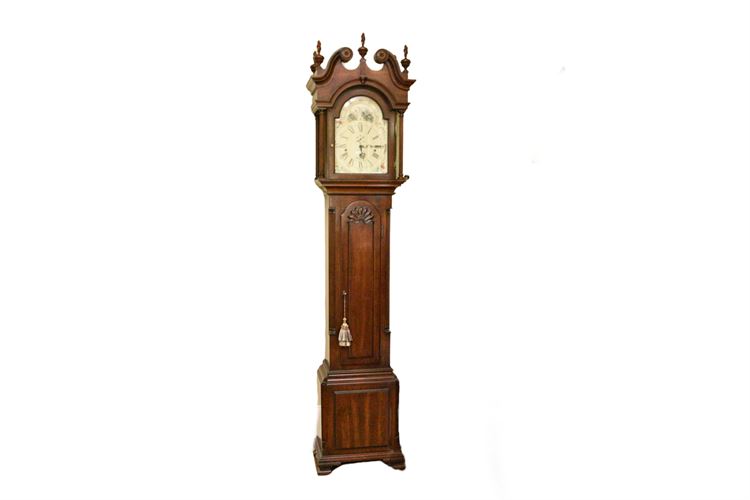 John Goddard Mahogany Grandfather Clock