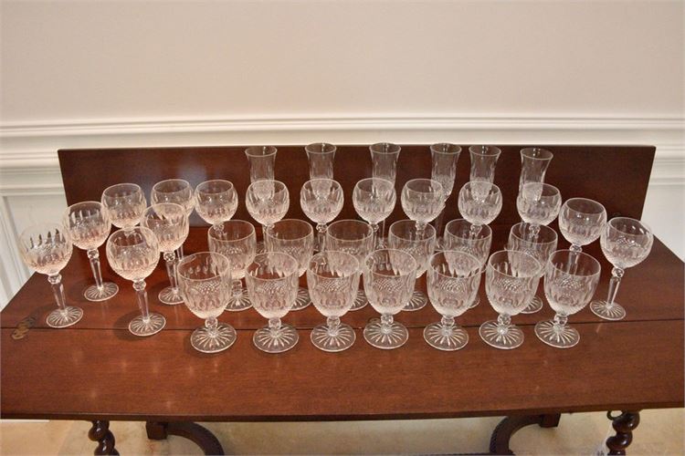 Thirty-Four Pieces Of WATERFORD Stemware