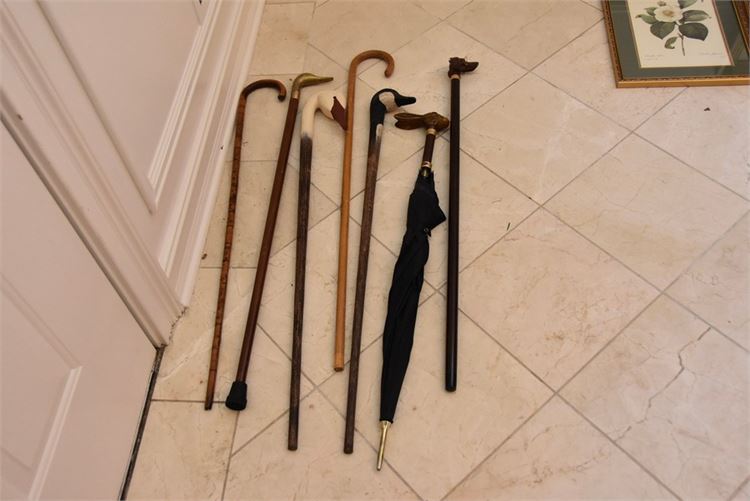 Group Lot Of Canes